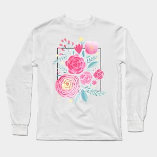 floral Long Sleeve T-Shirt